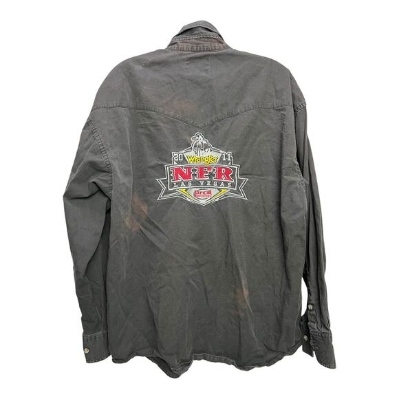 Wrangler Other - Wrangler 2011 Rodeo NFR Las Vegas National Finals Western Button Down Shirt - L
